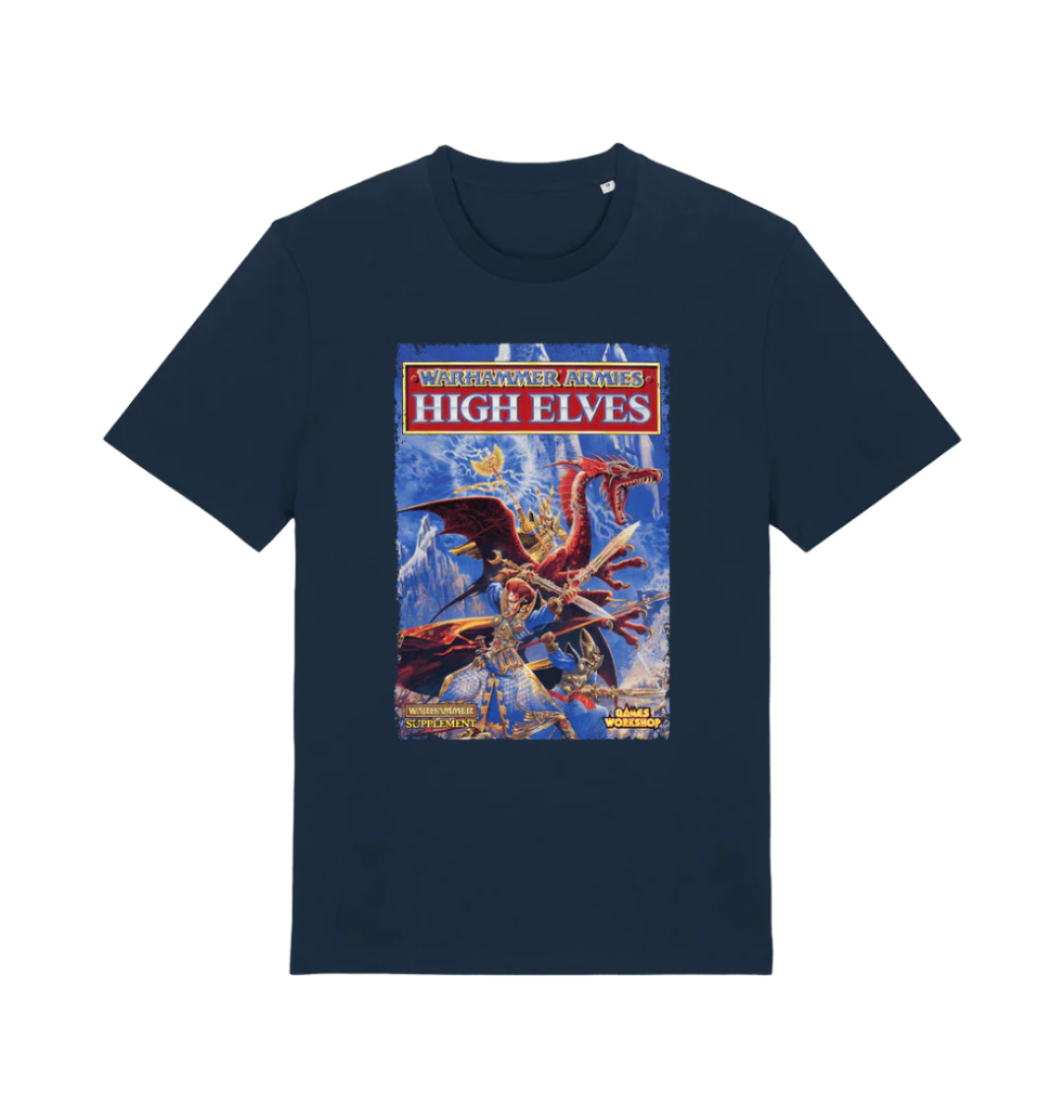 French Navy Printed T-shirt